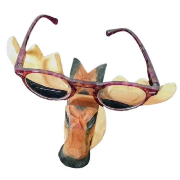 SOLD Peepers Wood Moose - Picture 6 of 7